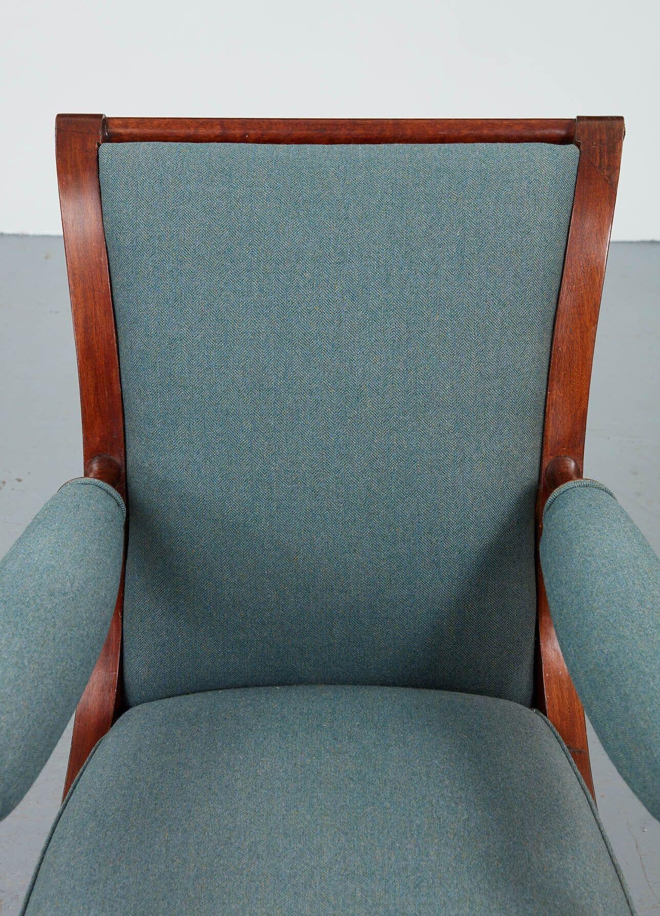 Grand Pair of Northern European Armchairs For Sale 8