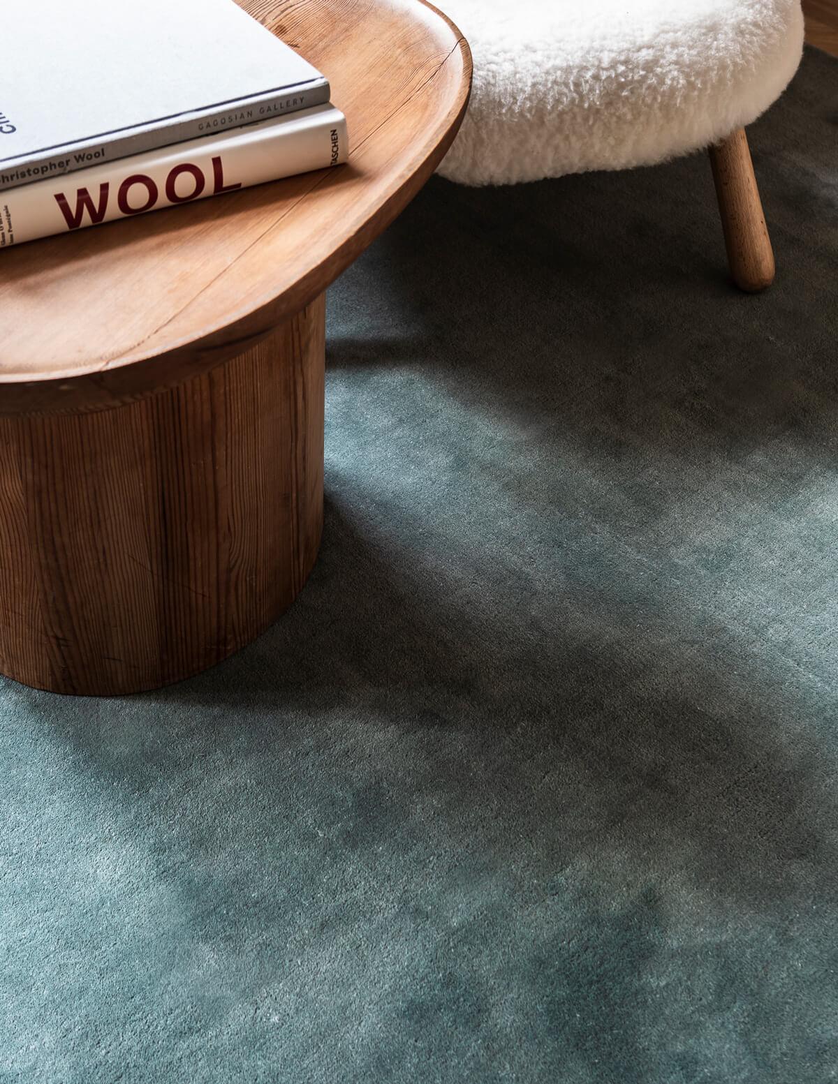 cut pile wool rug