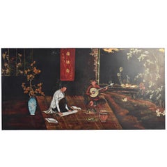 Vintage Grand Panel Lacquer Hanoi Young Musicians