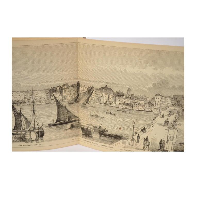 Grand Panorama von London, die Stadt gesehen von der Thames, Evans & Whitelaw, 1849 im Angebot 4