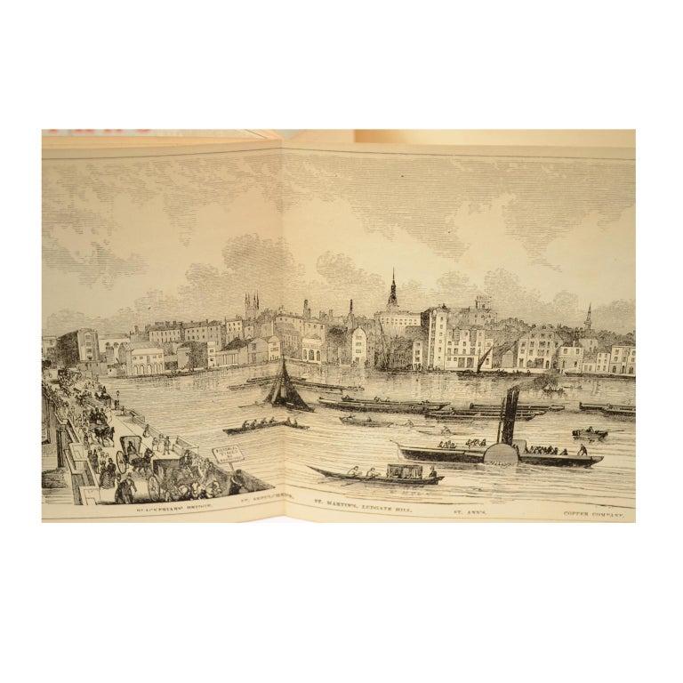 Grand Panorama von London, die Stadt gesehen von der Thames, Evans & Whitelaw, 1849 im Angebot 11