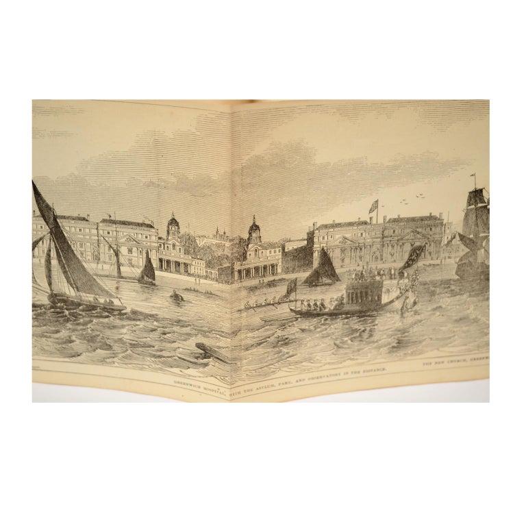 Grand Panorama von London, die Stadt gesehen von der Thames, Evans & Whitelaw, 1849 im Angebot 12