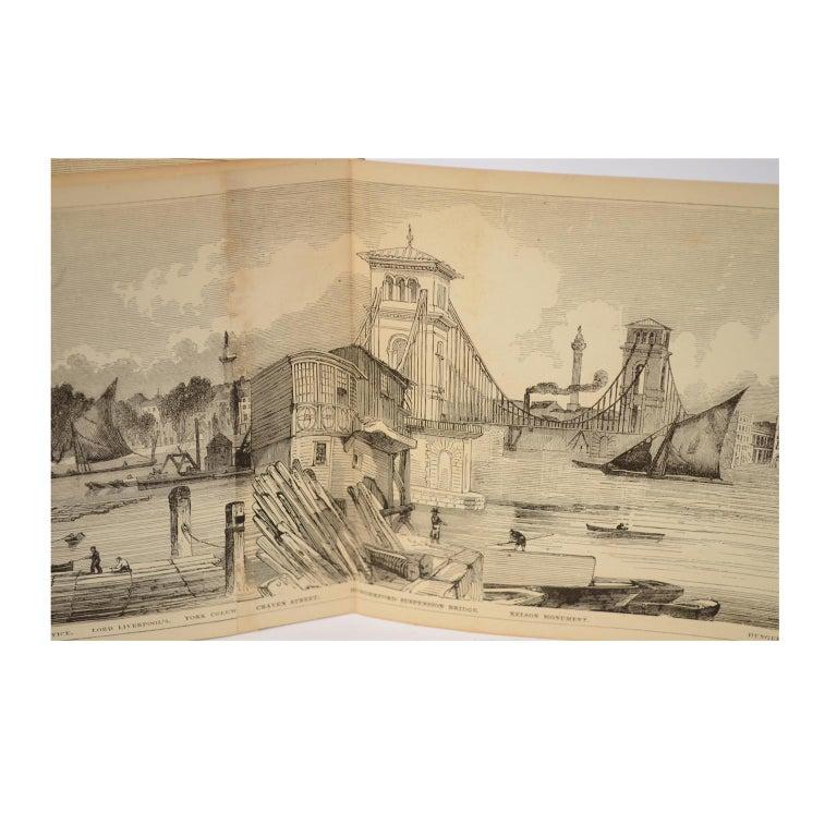 Grand Panorama von London, die Stadt gesehen von der Thames, Evans & Whitelaw, 1849 im Angebot 3