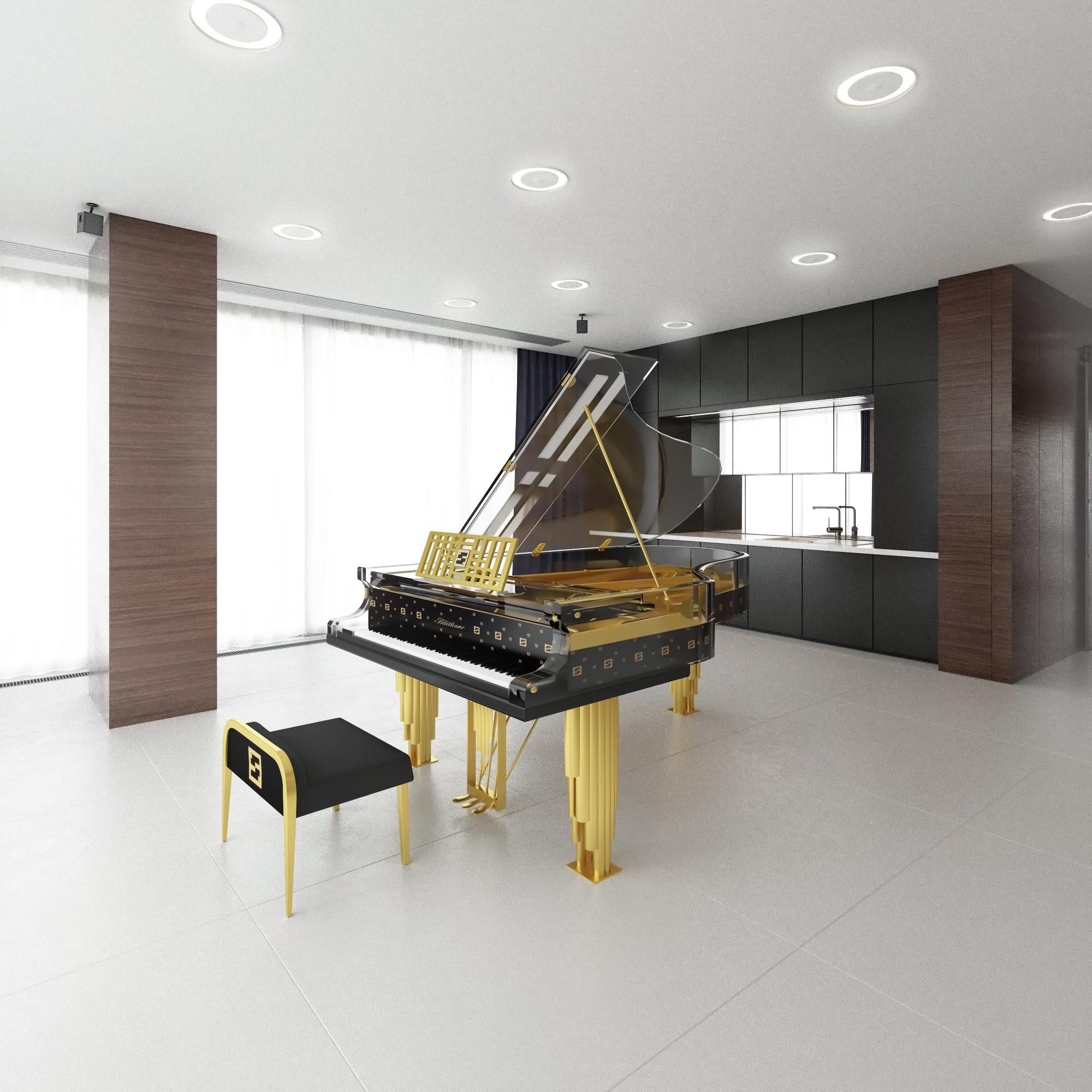 Skilled craftsmanship, in unison with premium quality components that embrace the tonal philosophy of Blüthner, combined with the luxury language of design by Fertini Casa, have produced the extraordinary in Piano Manufacturing Excellence:

The