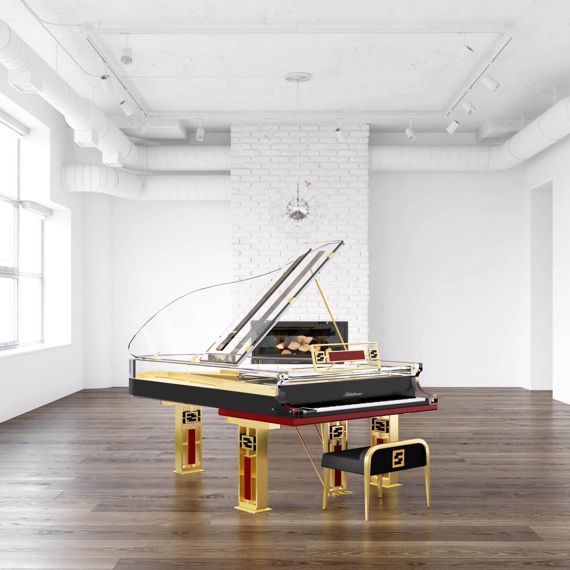 European Grand Piano Muse For Sale
