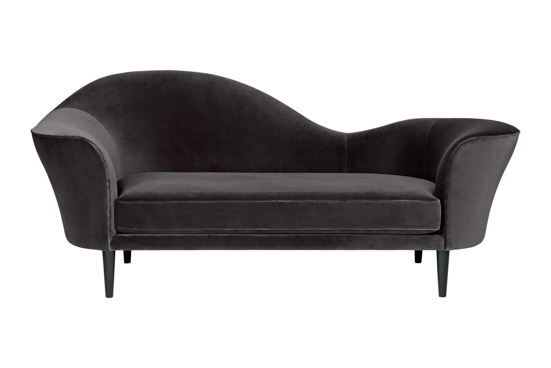 Danois Canapé Grand Piano, pieds en chêne naturel, gauche