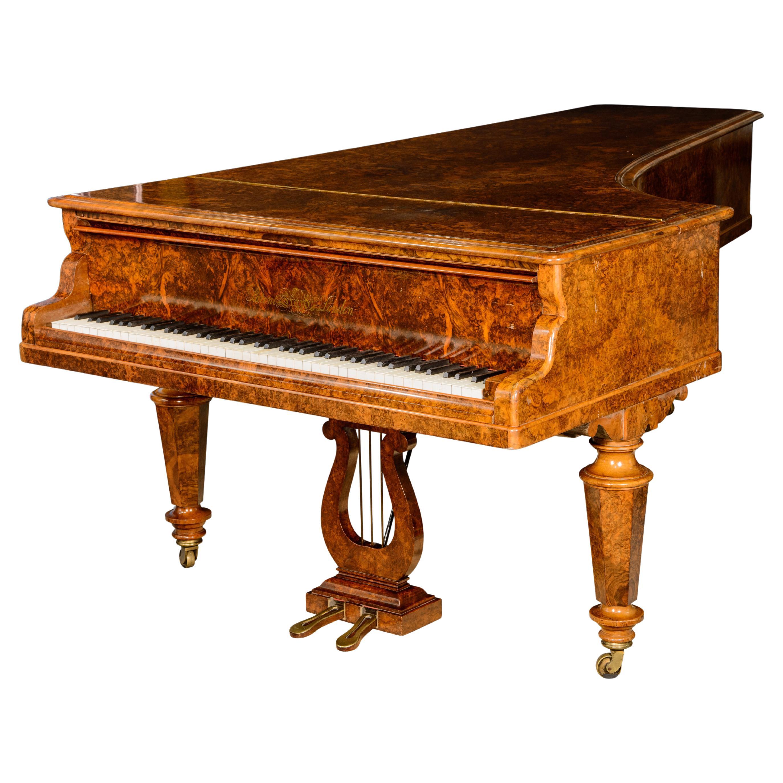 Grand piano. Walnut, metal, etc. Patent Erard London. London, England, possibly