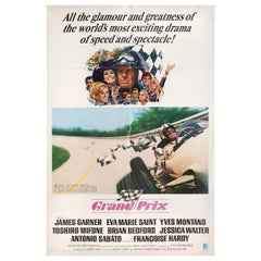 "Grand Prix" 1967 U.S. One Sheet Film Poster