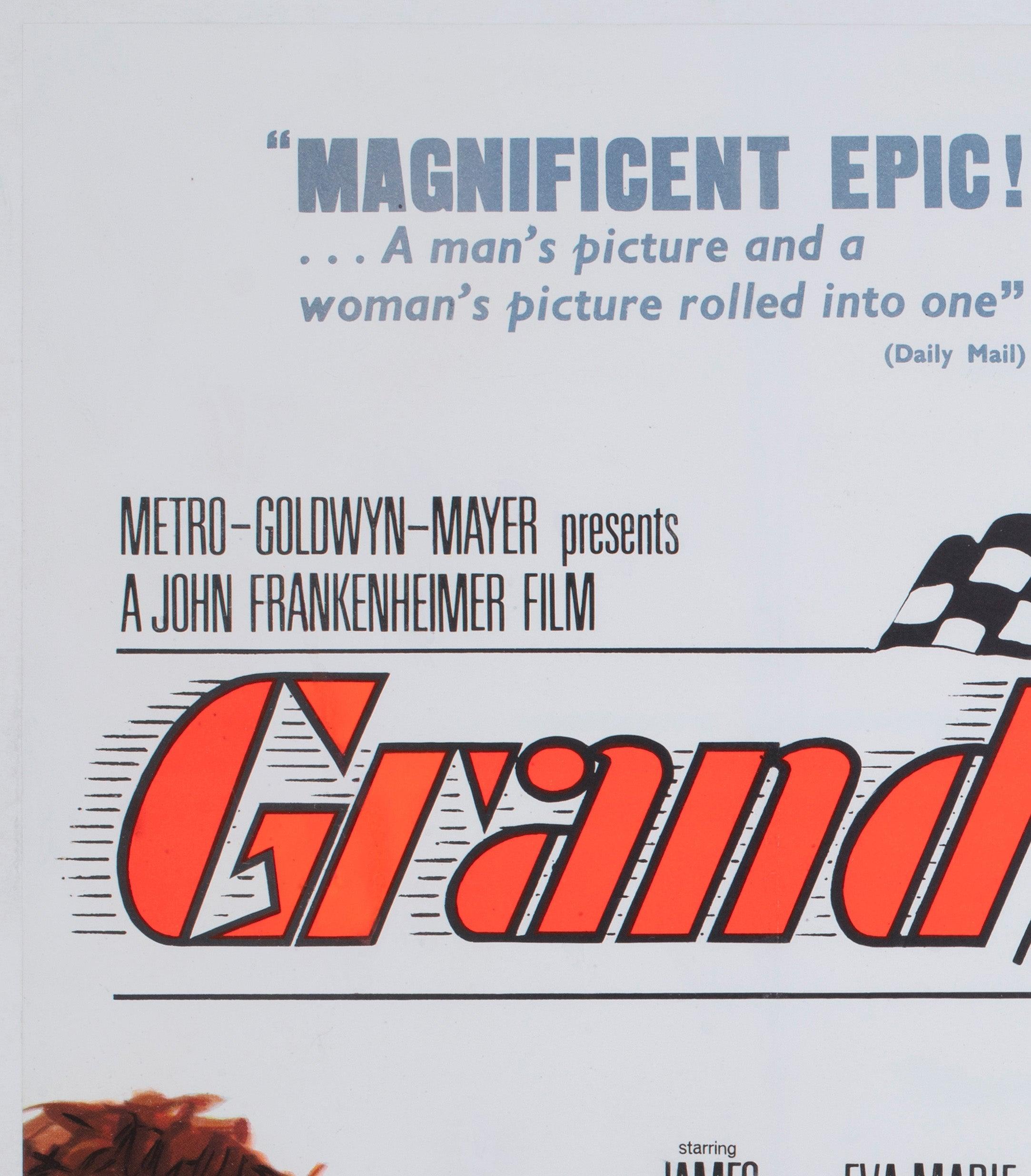 British Grand Prix 1968 UK Quad Film Poster For Sale