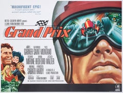 Grand Prix 1968 UK Quad Film Poster