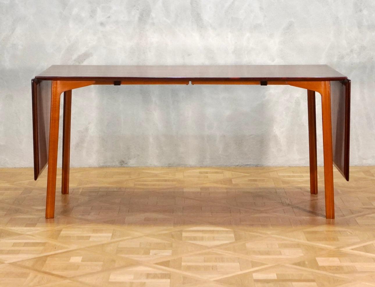 'GRAND PRIX' - Ausziehbarer Esstisch, Teak & Buche  von Arne Jacobsen im Angebot 7