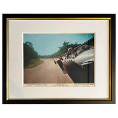 biscuiterie sandy 1967 Vintage Grand Prix, Framed Poster, 1967