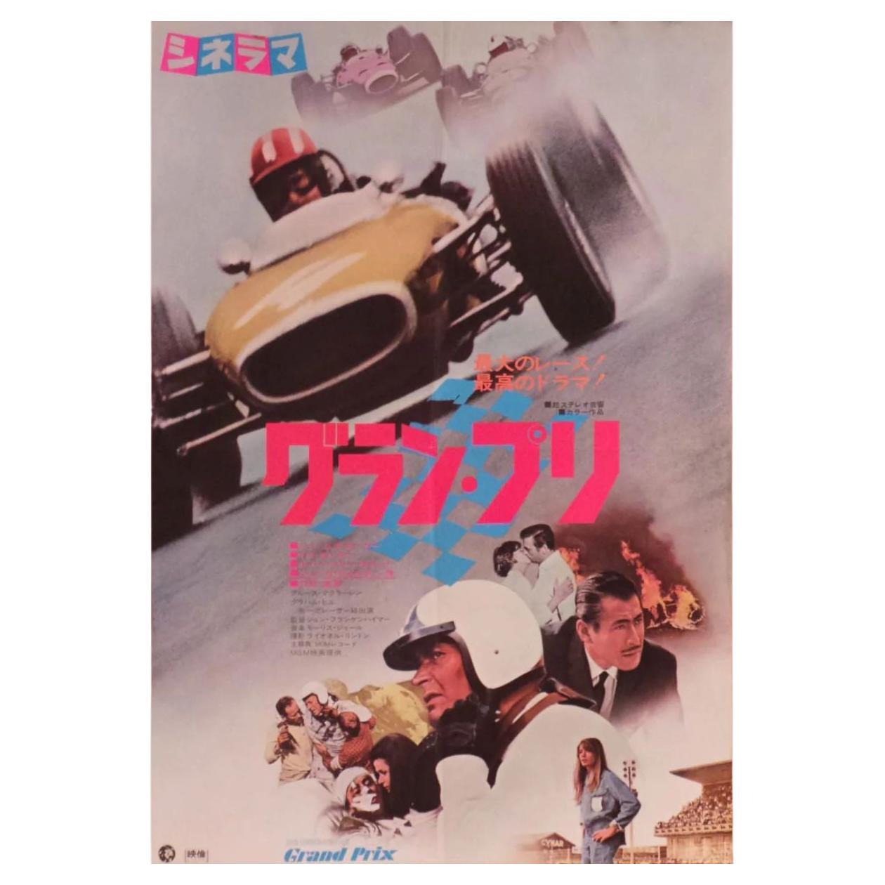 Grand Prix, Unframed Poster, 1966 For Sale