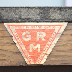 Grand Rapids Mission Arts & Crafts Mahagoni-Bücherregal „Barrister“ mit 3 Fächern, um 1920