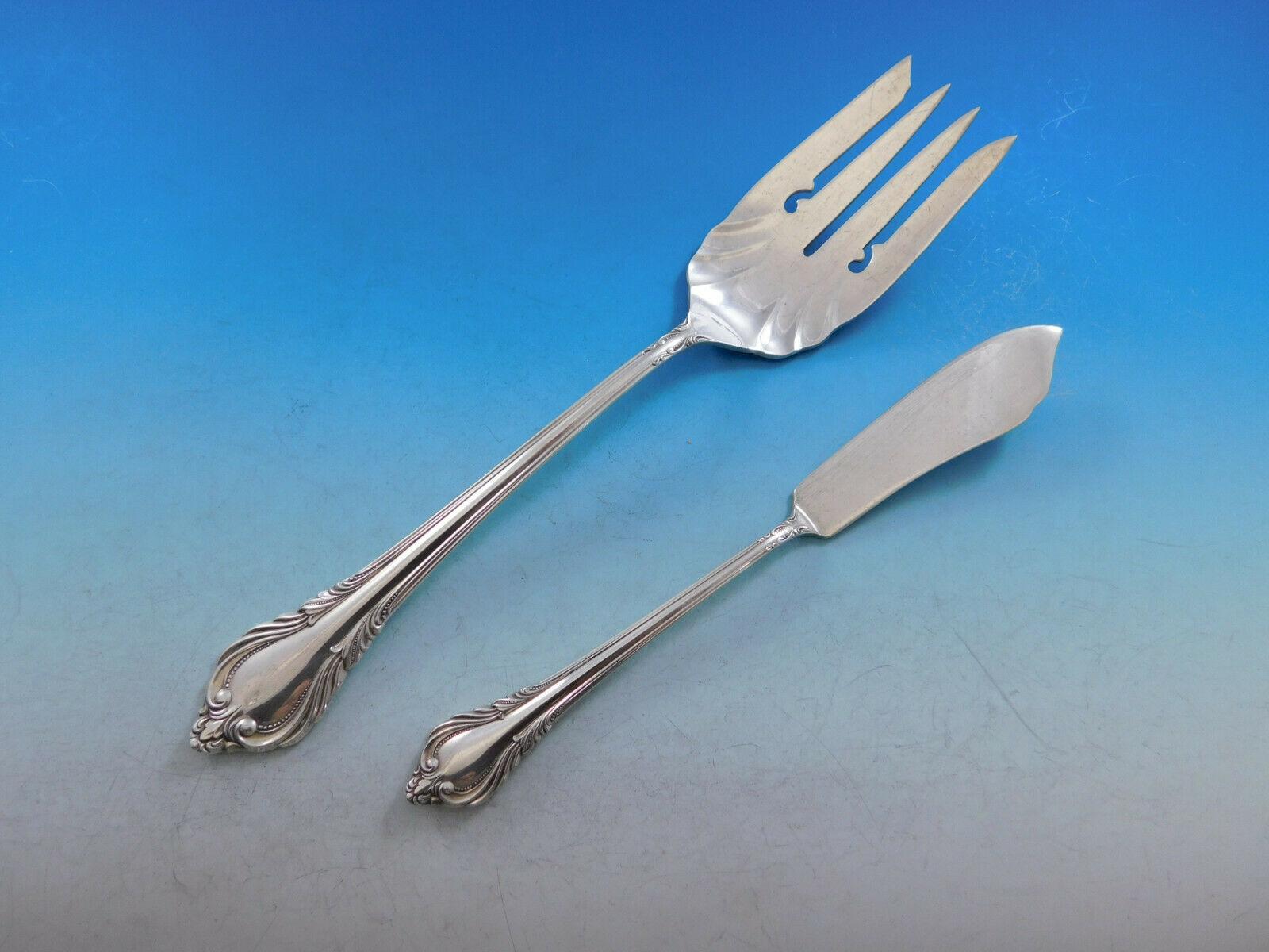 Gran Recolección, Servicio de Cubiertos International Sterling Silver 56 Piezas en venta 3