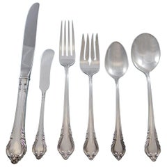 Grand Recollection, International Sterling Silver Flatware Set Service 56 Pieces