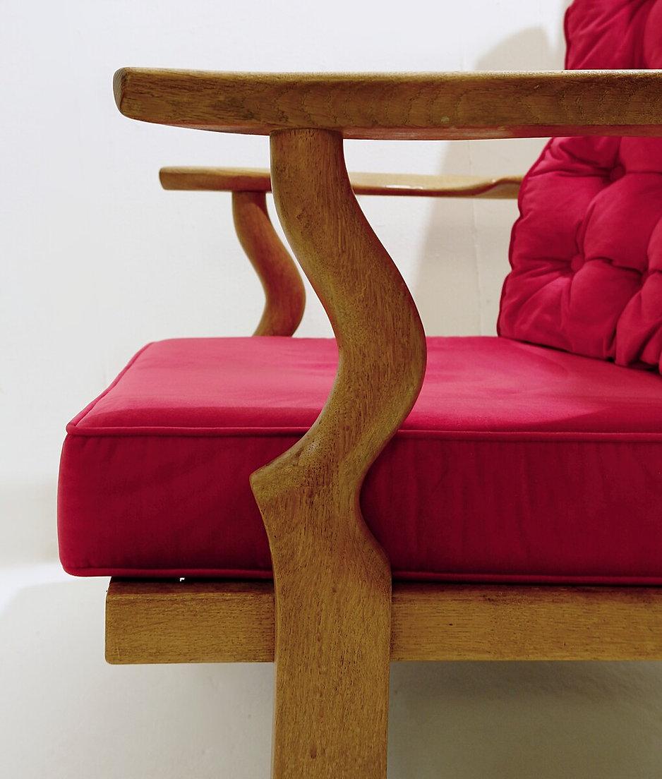 Sessel „Grand Repos“ von Guillerme & Chambron für Votre maison, 1960er Jahre im Angebot 1