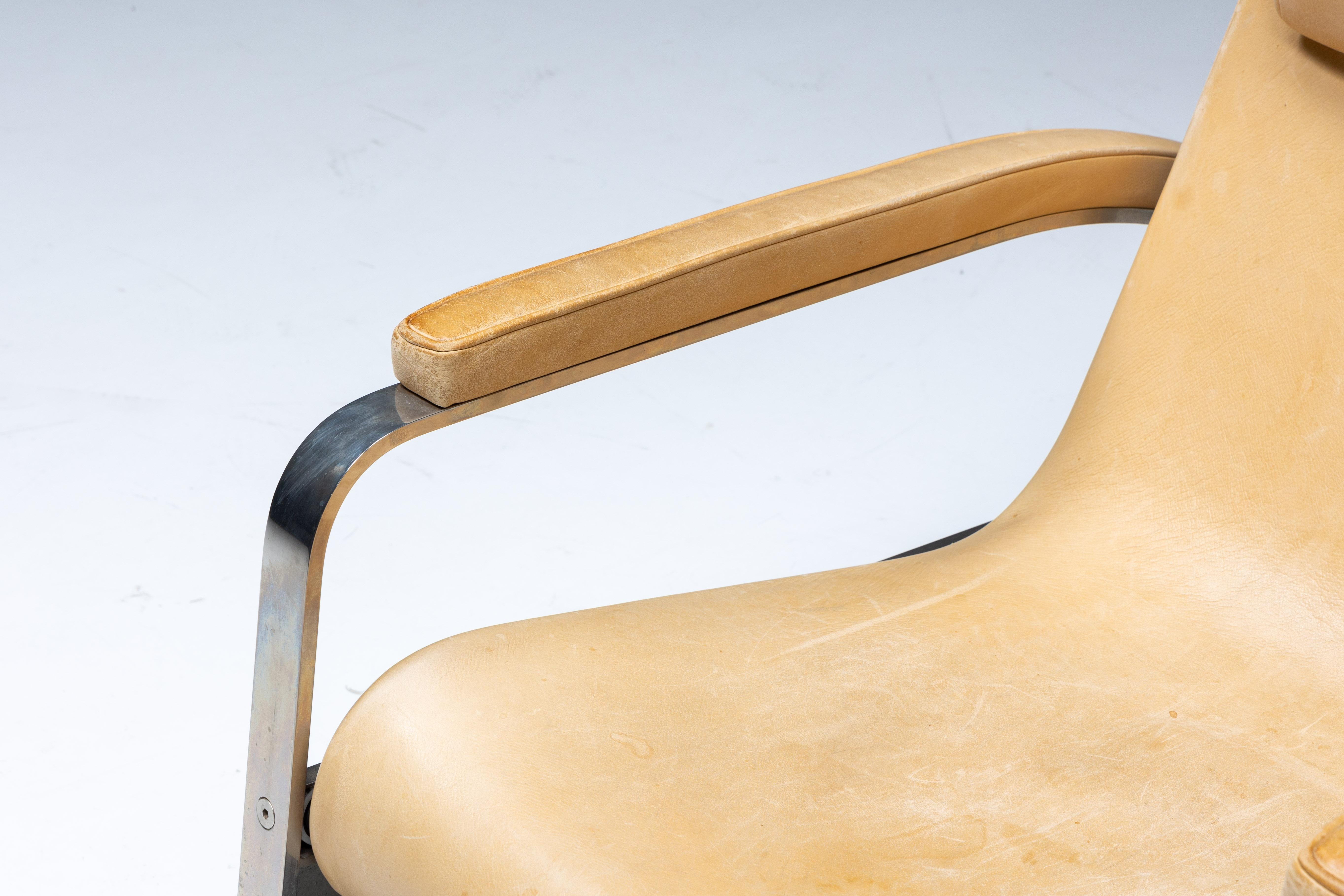 Grand Repos Lounge Chair D80 by Jean Prouvé for Tecta, Germany, 1980s For Sale 6