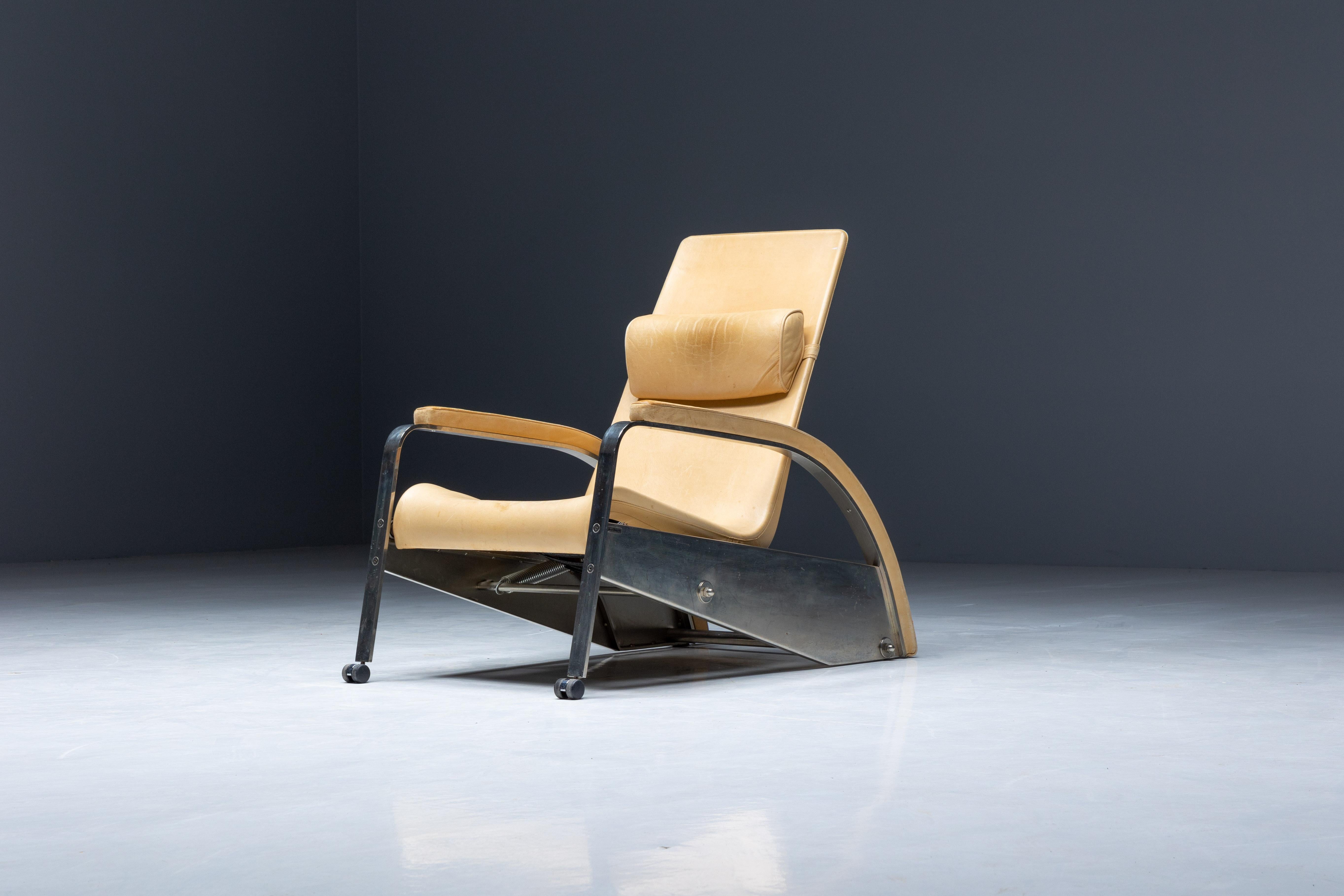 Grand Repos Lounge Chair D80 von Jean Prouvé für Tecta, Deutschland, 1980er Jahre im Zustand „Hervorragend“ im Angebot in Antwerp, BE