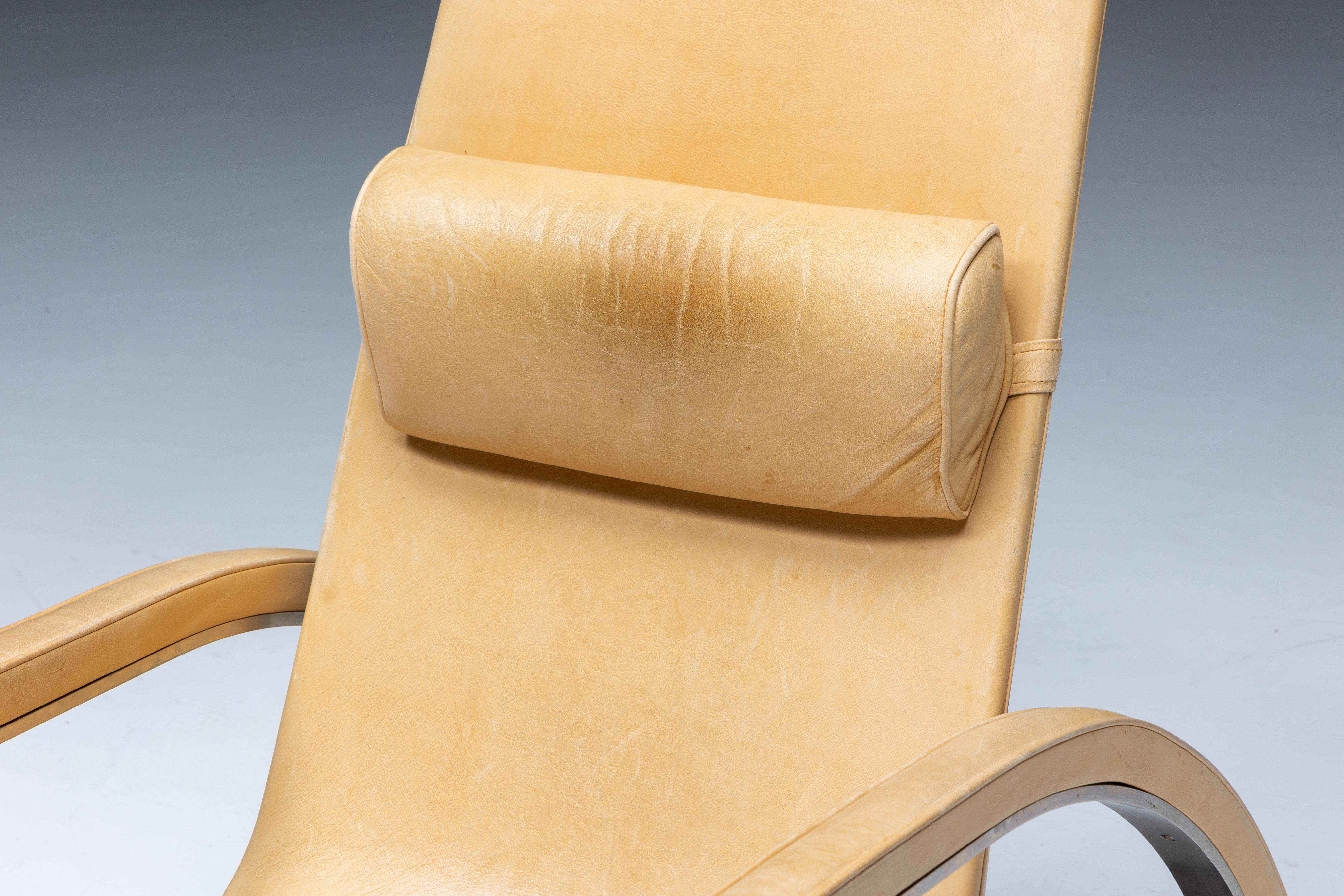 Grand Repos Lounge Chair D80 by Jean Prouvé for Tecta, Germany, 1980s For Sale 2