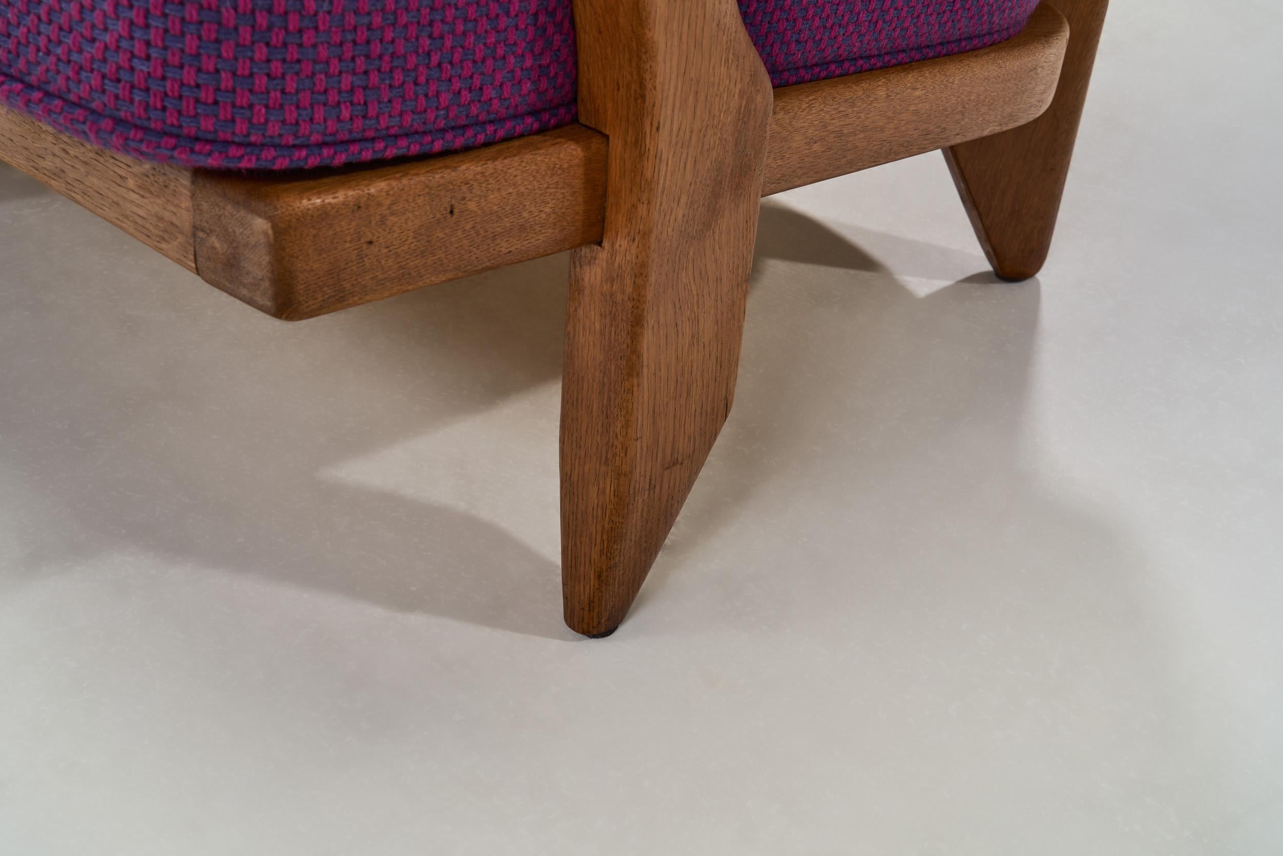 Sofa „Grand Repos“ von Guillerme et Chambron für Votre Maison, Frankreich 1950er Jahre im Angebot 8