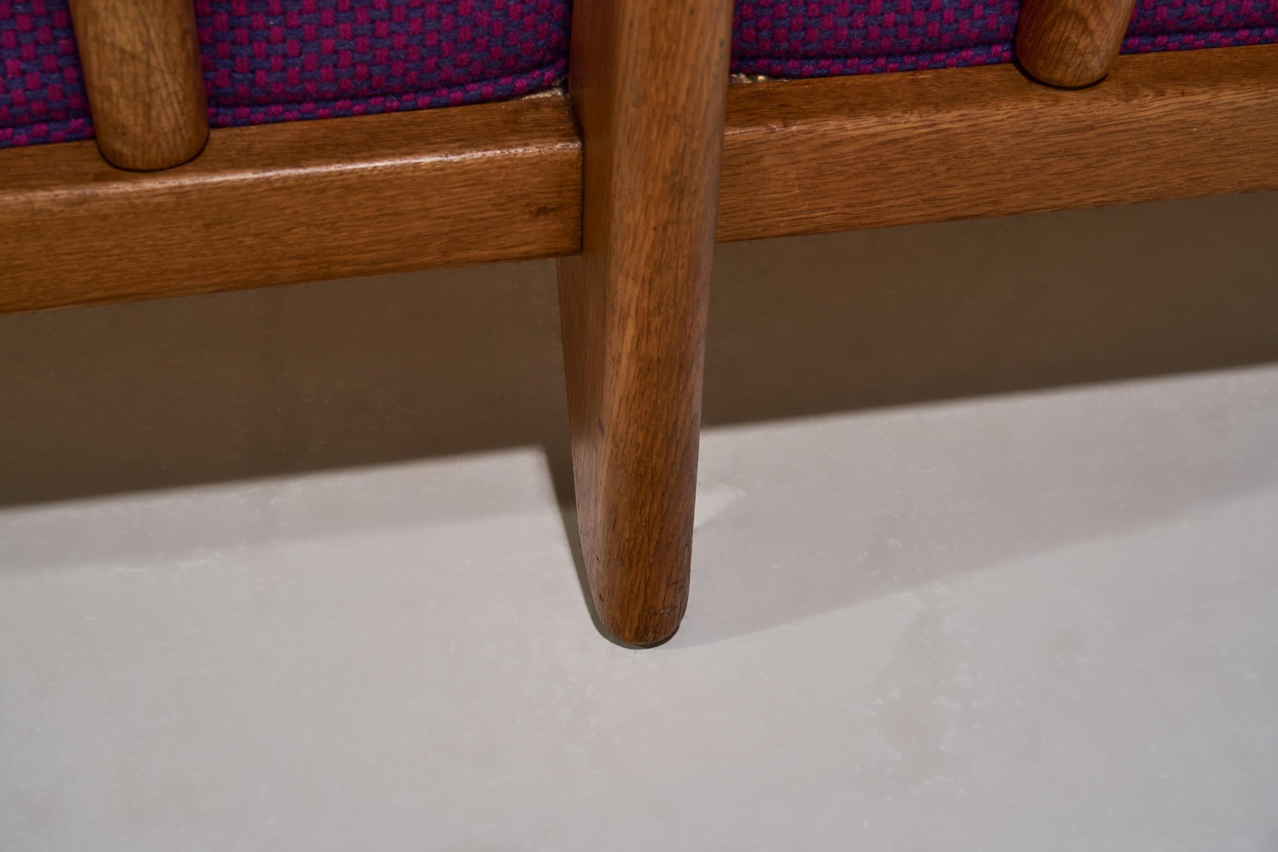 Sofa „Grand Repos“ von Guillerme et Chambron für Votre Maison, Frankreich 1950er Jahre im Angebot 10