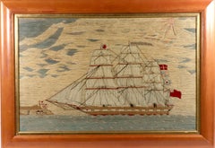 Grand Sailor’s Woolwork of the Tea Clipper Fiery Cross