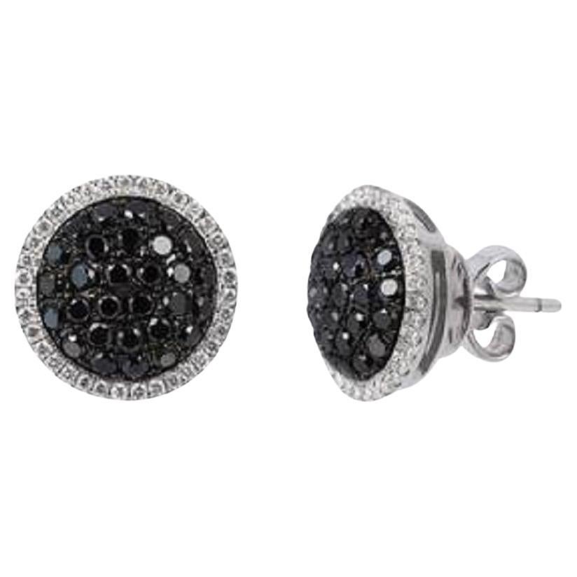 Grand Sample Sale Earrings Featuring Blackberry Diamonds, Vanilla Diamonds