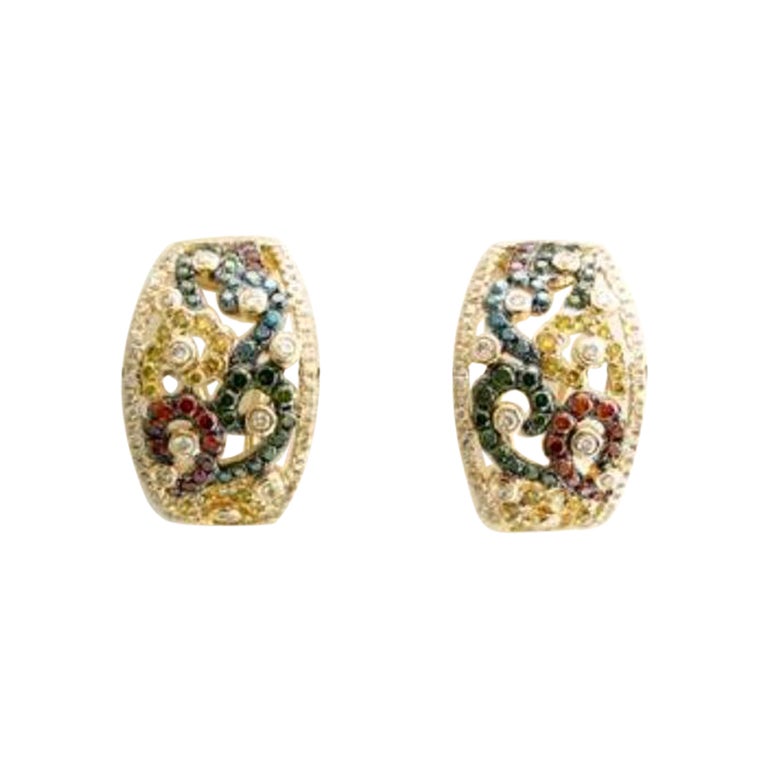Pendientes de la Gran Venta de Muestras con diamantes Blueberry, diamantes Cherryberry