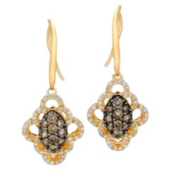 Grand Sample Sale Earrings Featuring Chocolate Diamonds