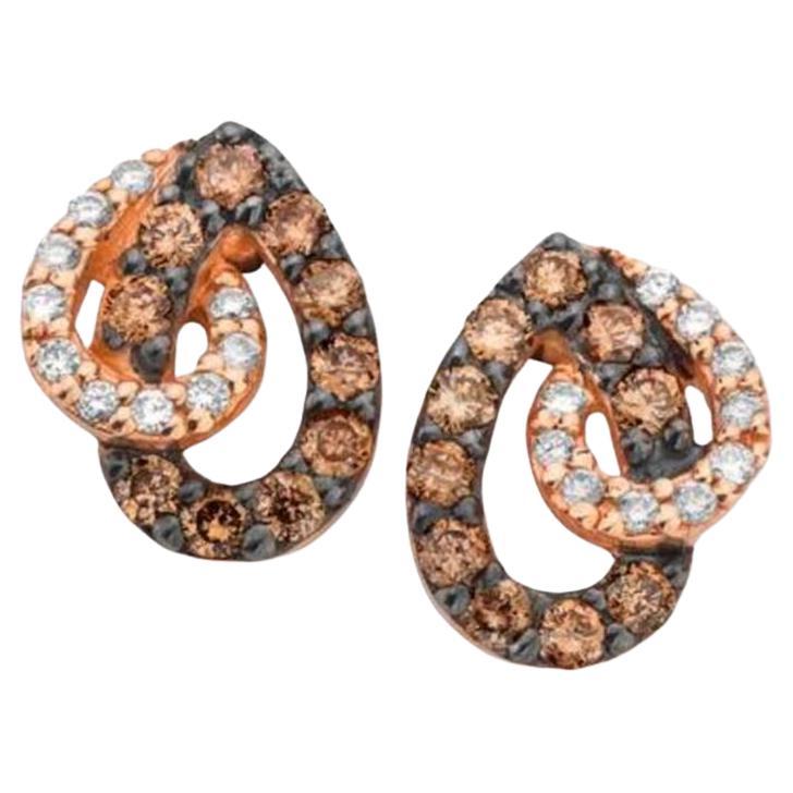 Grand Sample Sale Earrings Featuring Chocolate Diamonds, Vanilla Diamonds Set  For Sale