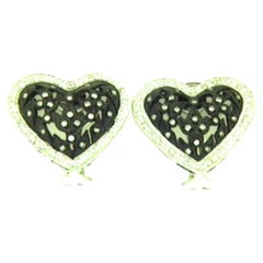 Boucles d'oreilles en or Vanilla 18 carats avec grand échantillon
