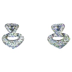 Boucles d'oreilles en or Vanilla 18 carats avec grand échantillon de vente