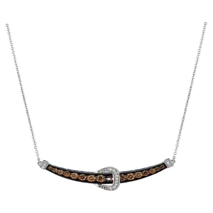 Grand Sample Sale Necklace featuring Chocolate Diamonds , Vanilla Diamonds set For Sale