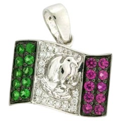 Grand Sample Sale Pendant Featuring Bubble Gum Pink Sapphire