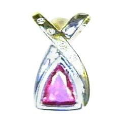 Grand Sample Sale Pendant Featuring Bubble Gum Pink Sapphire Set