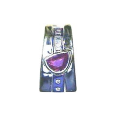 Grand Sample Sale Pendant Featuring Bubble Gum Pink Sapphire Set