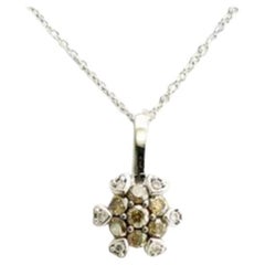 Grand Sample Sale Pendant Featuring Chocolate Diamonds, Vanilla Diamonds