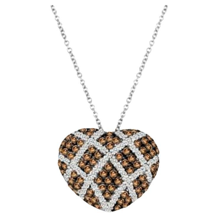 Grand Sample Sale Pendant Featuring Chocolate Diamonds, Vanilla Diamonds