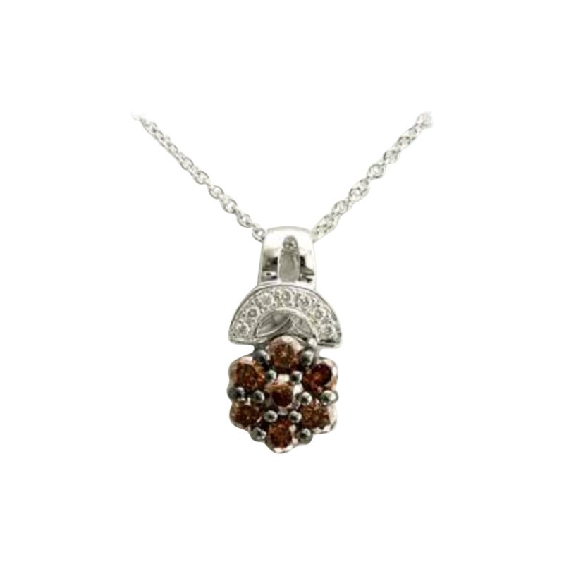 Grand Sample Sale Pendant Featuring Chocolate Diamonds, Vanilla Diamonds Set For Sale