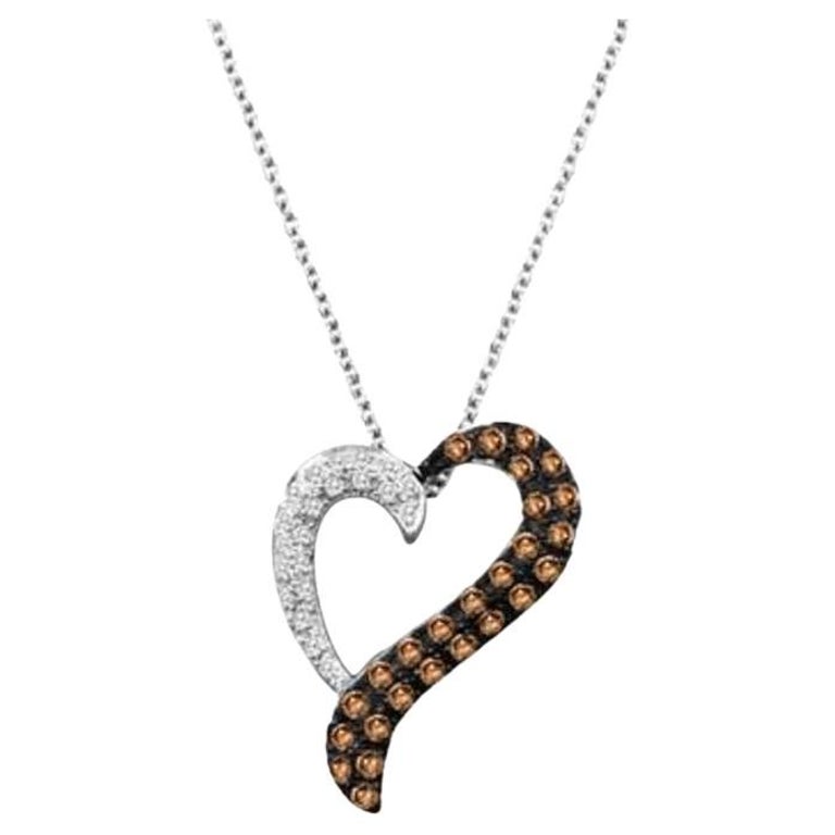 Grand Sample Sale Pendant Featuring Chocolate Diamonds, Vanilla