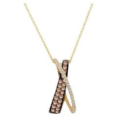 Grand Sample Sale Pendant Featuring Chocolate Diamonds, Vanilla Diamonds Set