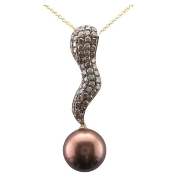 Grand Sample Sale Pendant Featuring Chocolate Pearls Chocolate Diamonds Set