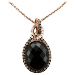 Grand Sample Sale Pendant featuring Chocolate Quartz Vanilla Diamonds