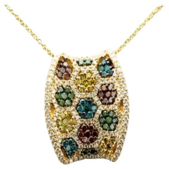 Grand Sample Sale Pendant Featuring Goldenberry Diamonds, Fancy Diamonds For Sale