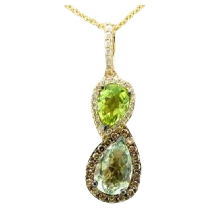 Ciondolo Grand Sample Sale con quarzo Mint Julep in vendita