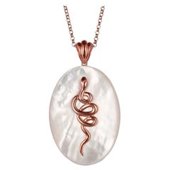 Grand Sample Sale Pendant featuring Mother Of Pearl set in SLV