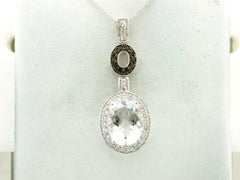 Grand Sample Sale Pendant Featuring Quartz, Vanilla Topaz, Chocolate Quartz