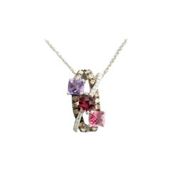 Grand Sample Sale Pendant Featuring Raspberry Rhodolite
