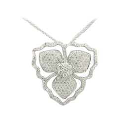 Grand Sample Sale-Anhänger mit Vanilla-Diamanten in 18 Karat Vanilla-Gold gefasst